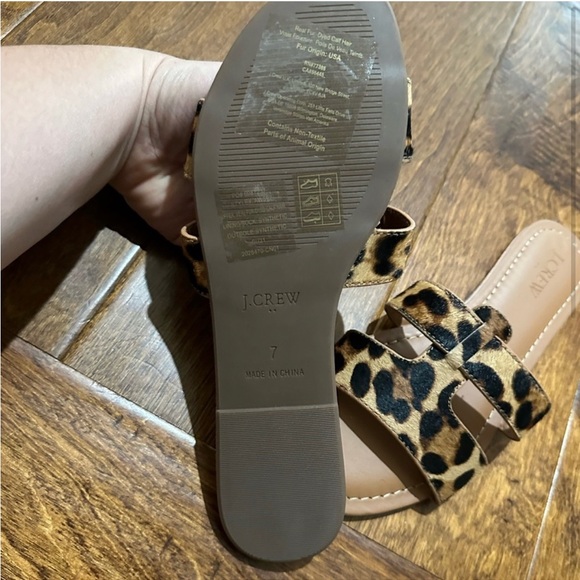 J. Crew animal print beachside slides - Picture 2 of 4